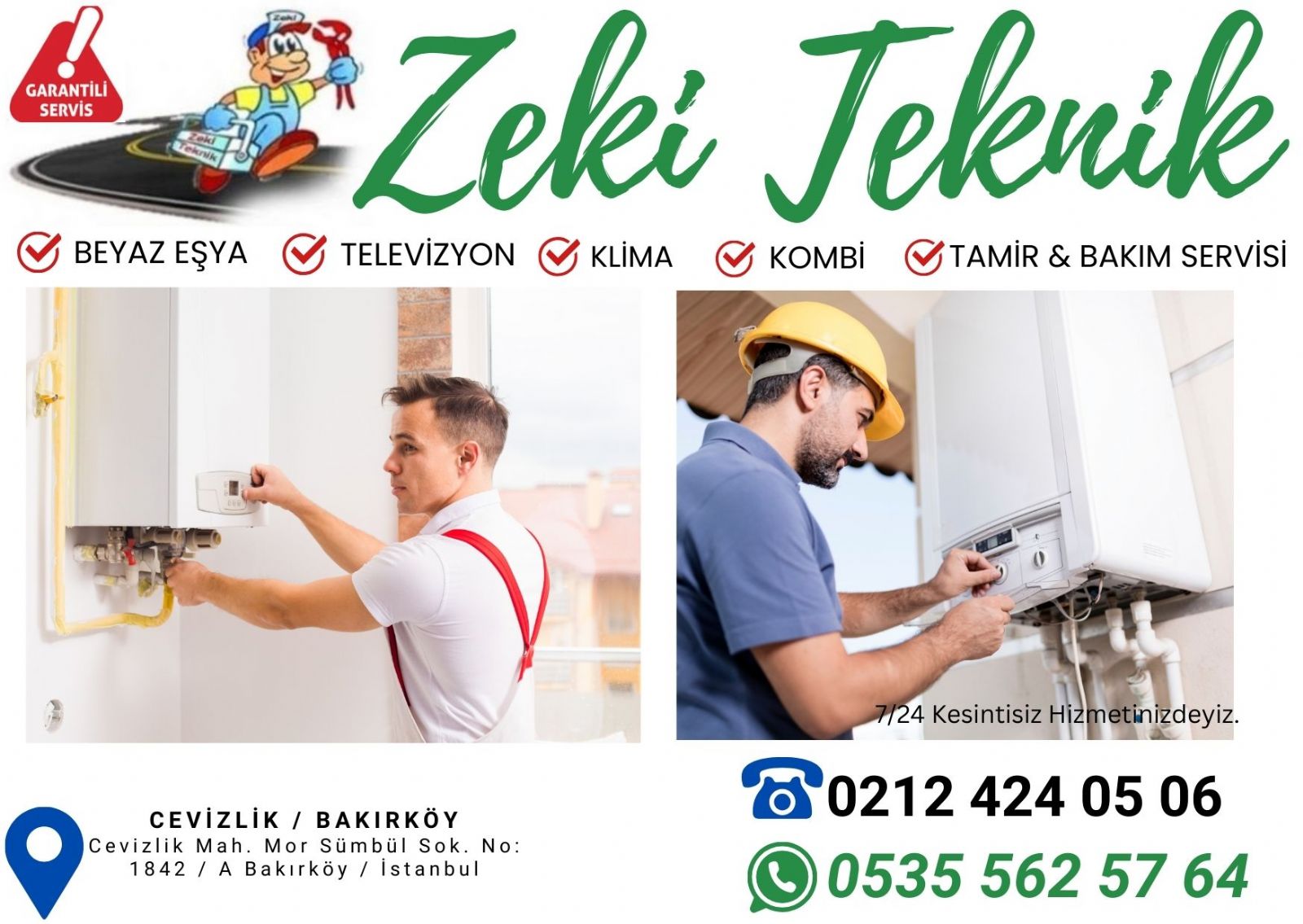 Cevizlik Kombi Servisi Bakırköy